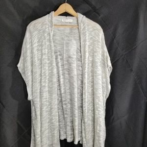 Closet Space open knit cover with hood